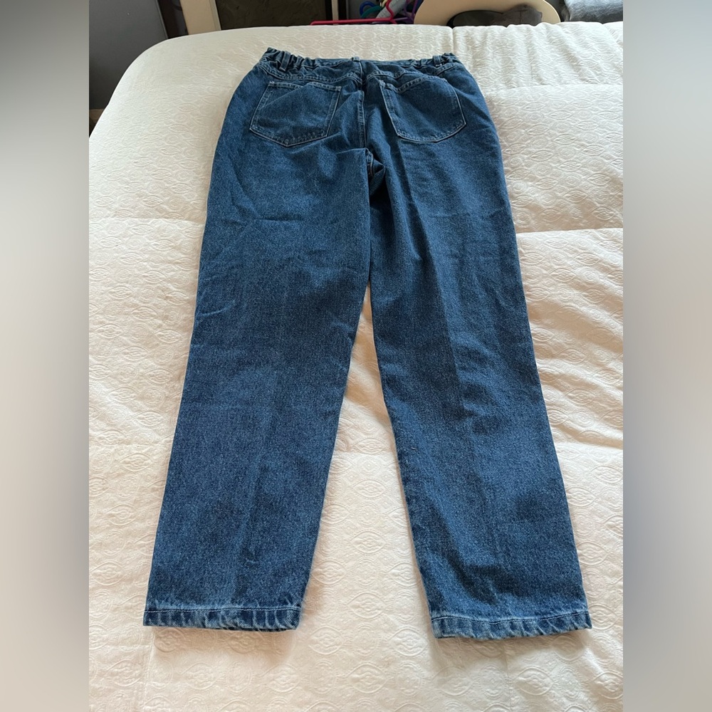 Ivana Women's Blue Jeans with Patterned Waist size 18 - Picture 10 of 10